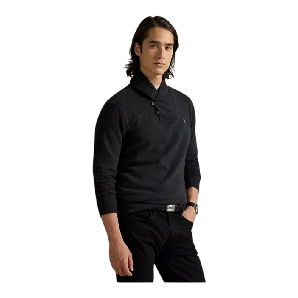 Polo Ralph Lauren Men’s Luxury Shawl Collar Pullover Preppy ClassicSweater